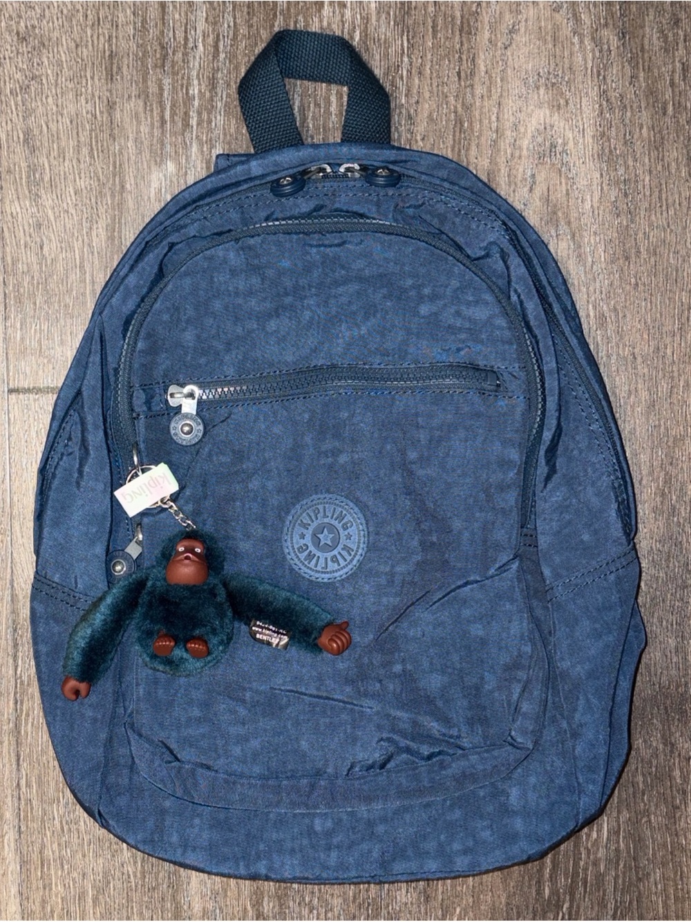 Kipling CHALLENGER Backpack BP4459 Blue Embrace Color 3lJ School Travel Gym NEW